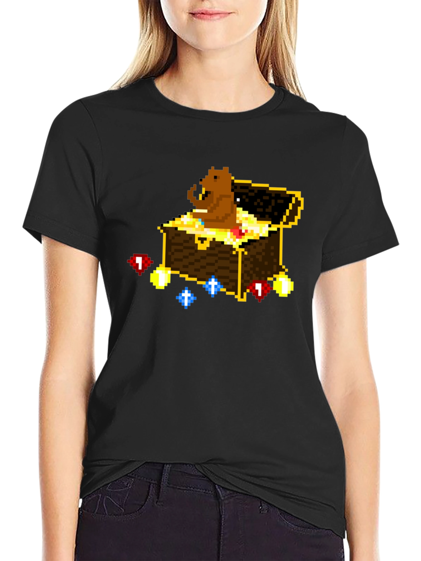 Pixel Art Treasure Chest T-Shirt