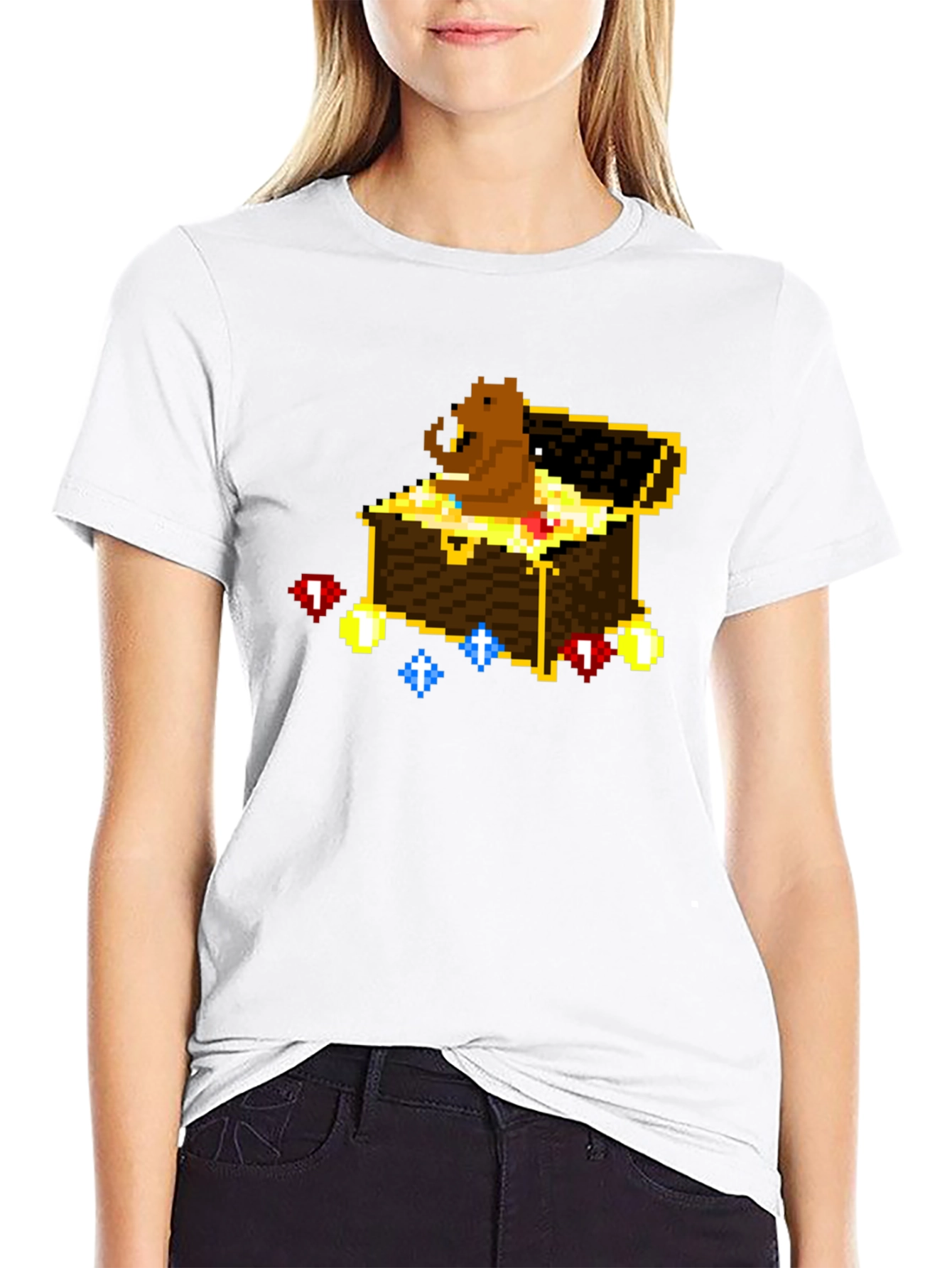 Pixel Art Treasure Chest T-Shirt