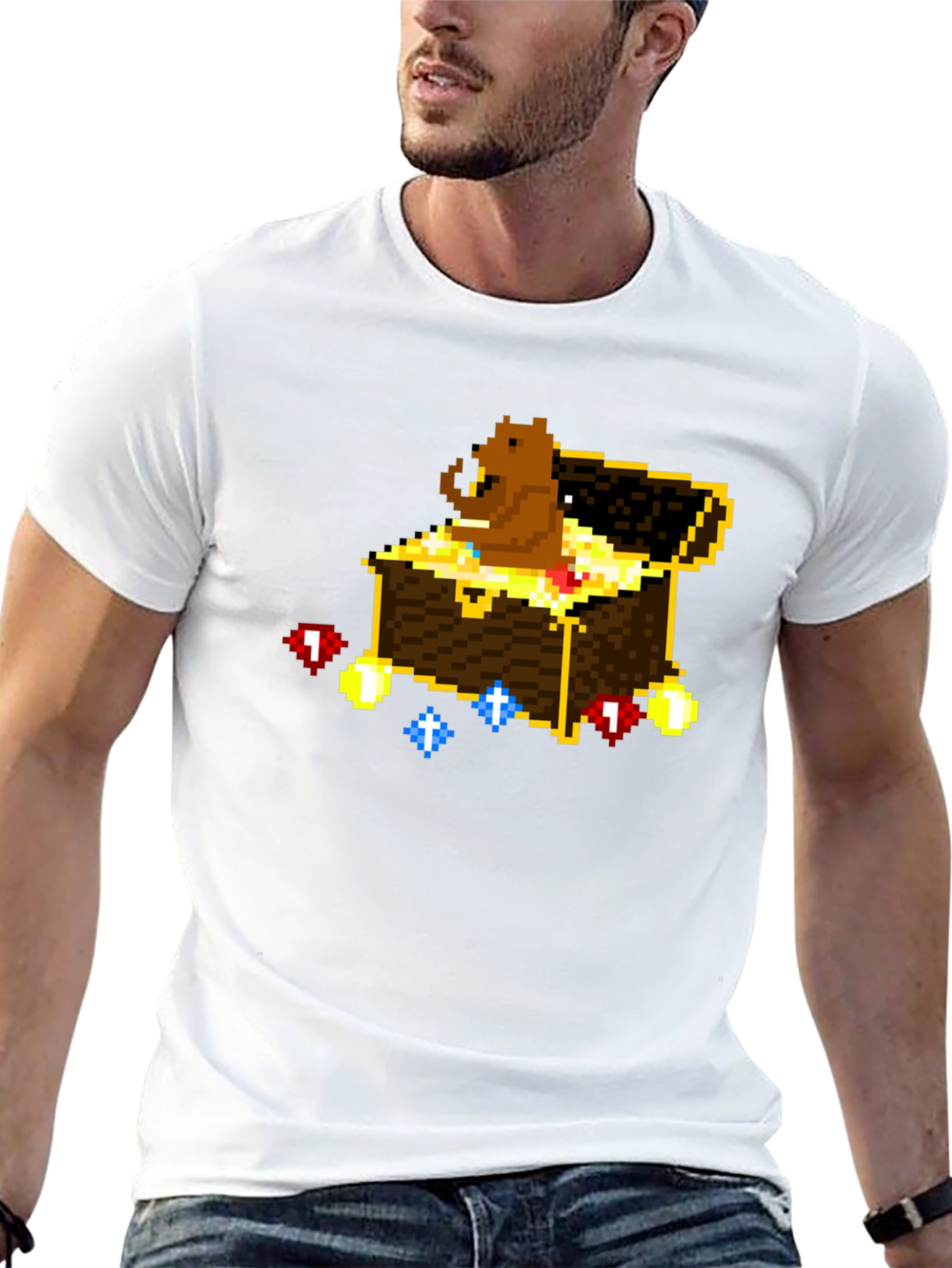 Pixel Art Treasure Chest T-Shirt