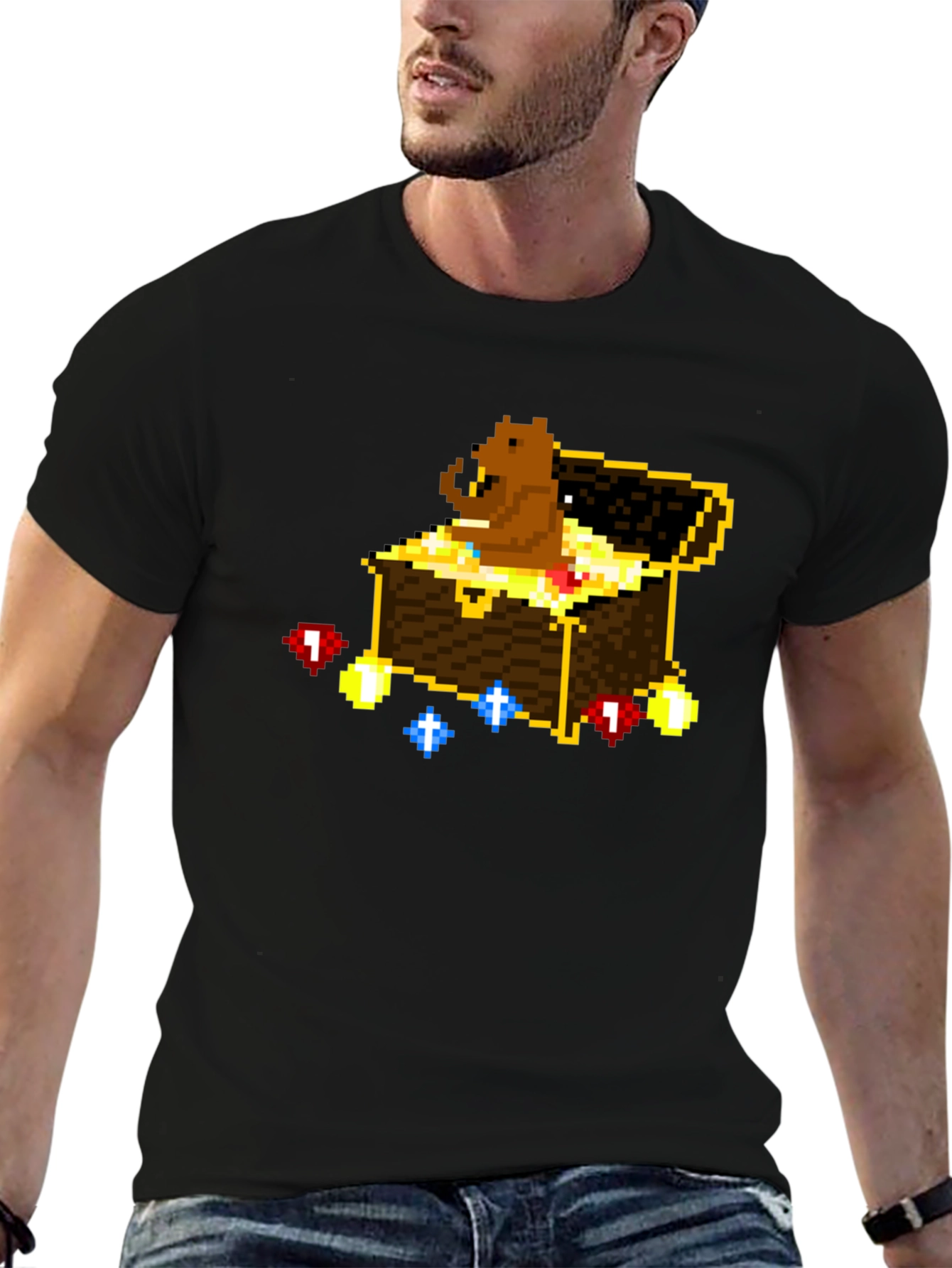 Pixel Art Treasure Chest T-Shirt