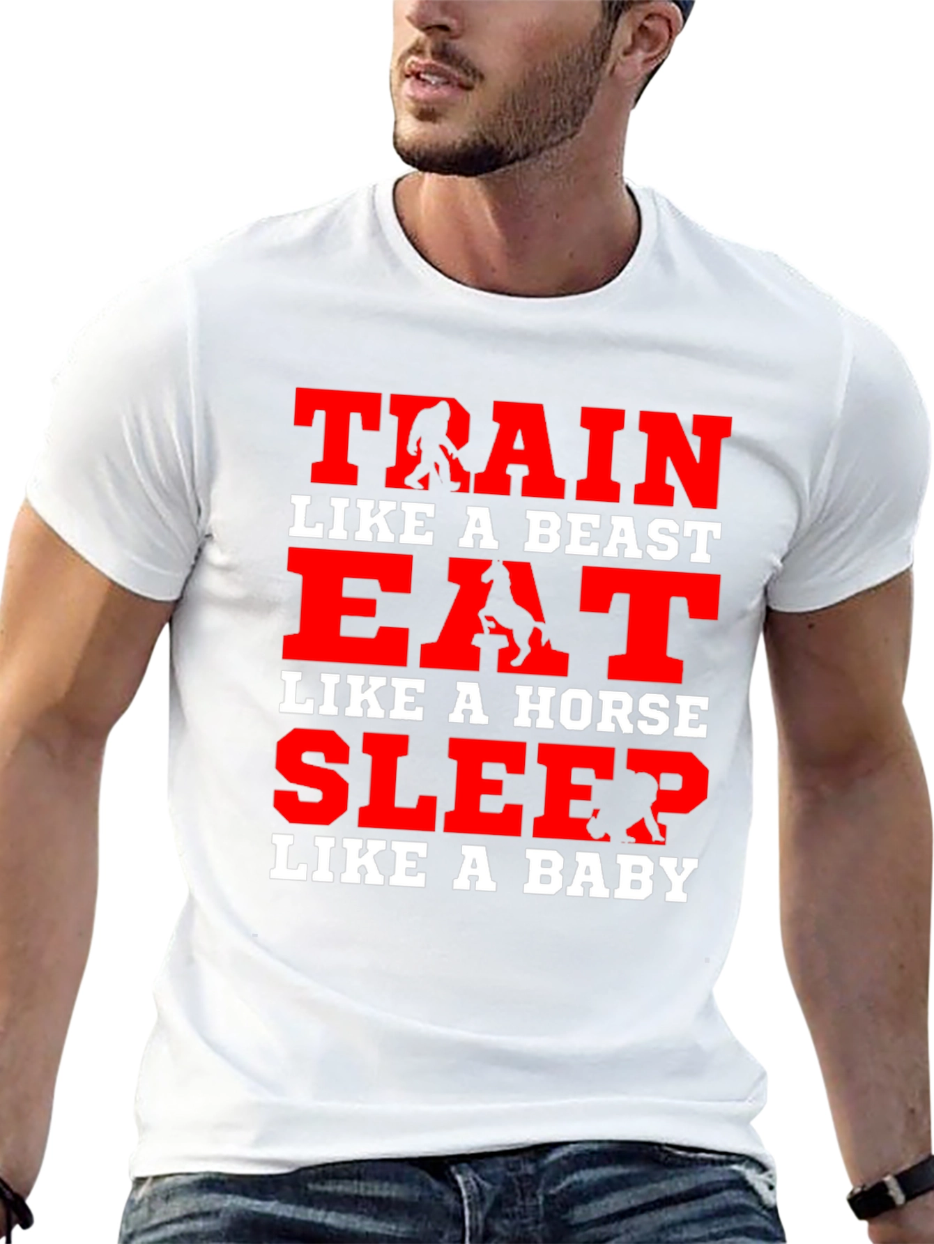 Train Like a Beast Graphic Tee