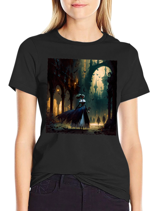 Gothic Fantasy T-Shirt - Dark Castle Design