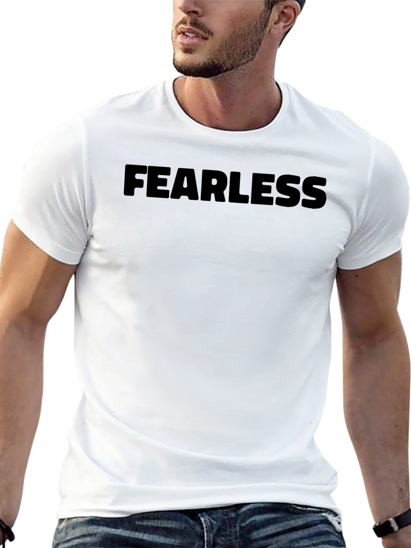 Fearless Black Graphic Tee - Mens