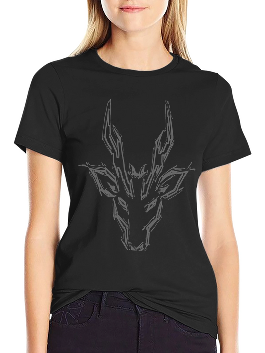 Abstract Antelope Graphic Tee - Mens Black T-Shirt