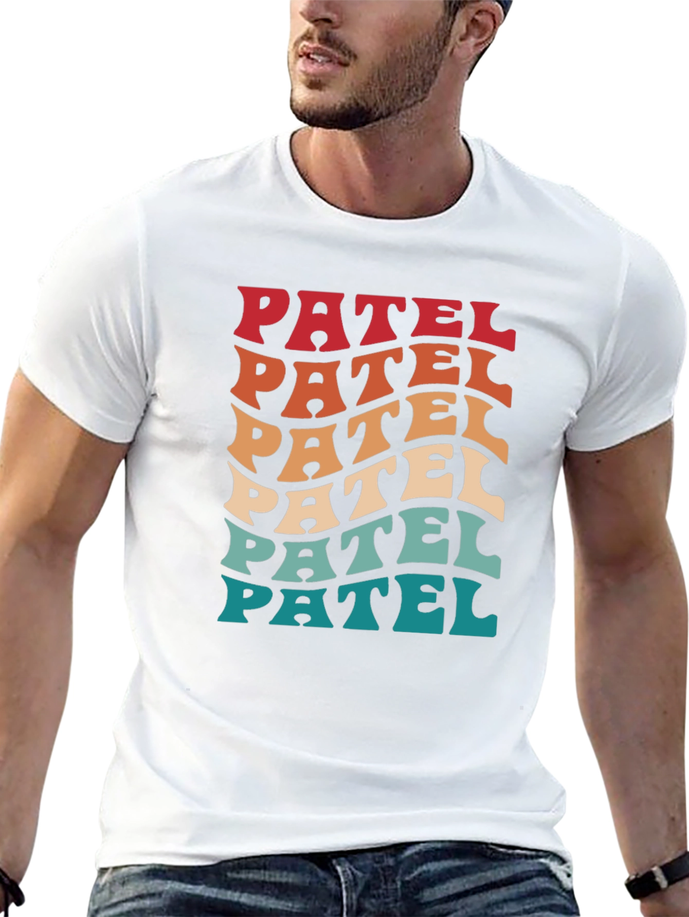 Retro Patel T-Shirt - Family Last Name Pride