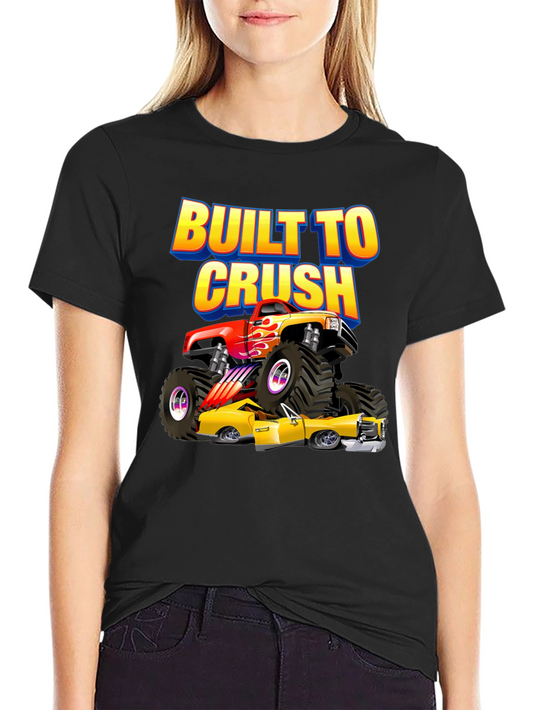 Built to Crush Monster Truck T-Shirt