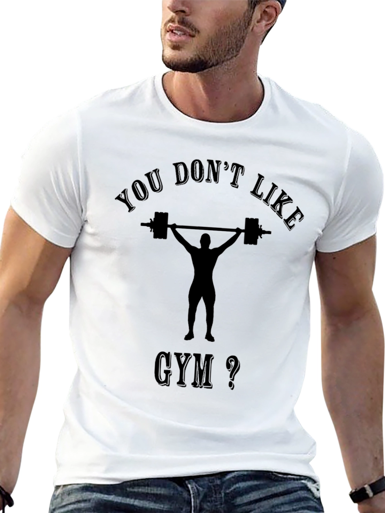 Gym Lover Black T-Shirt | Weightlifting Motivation