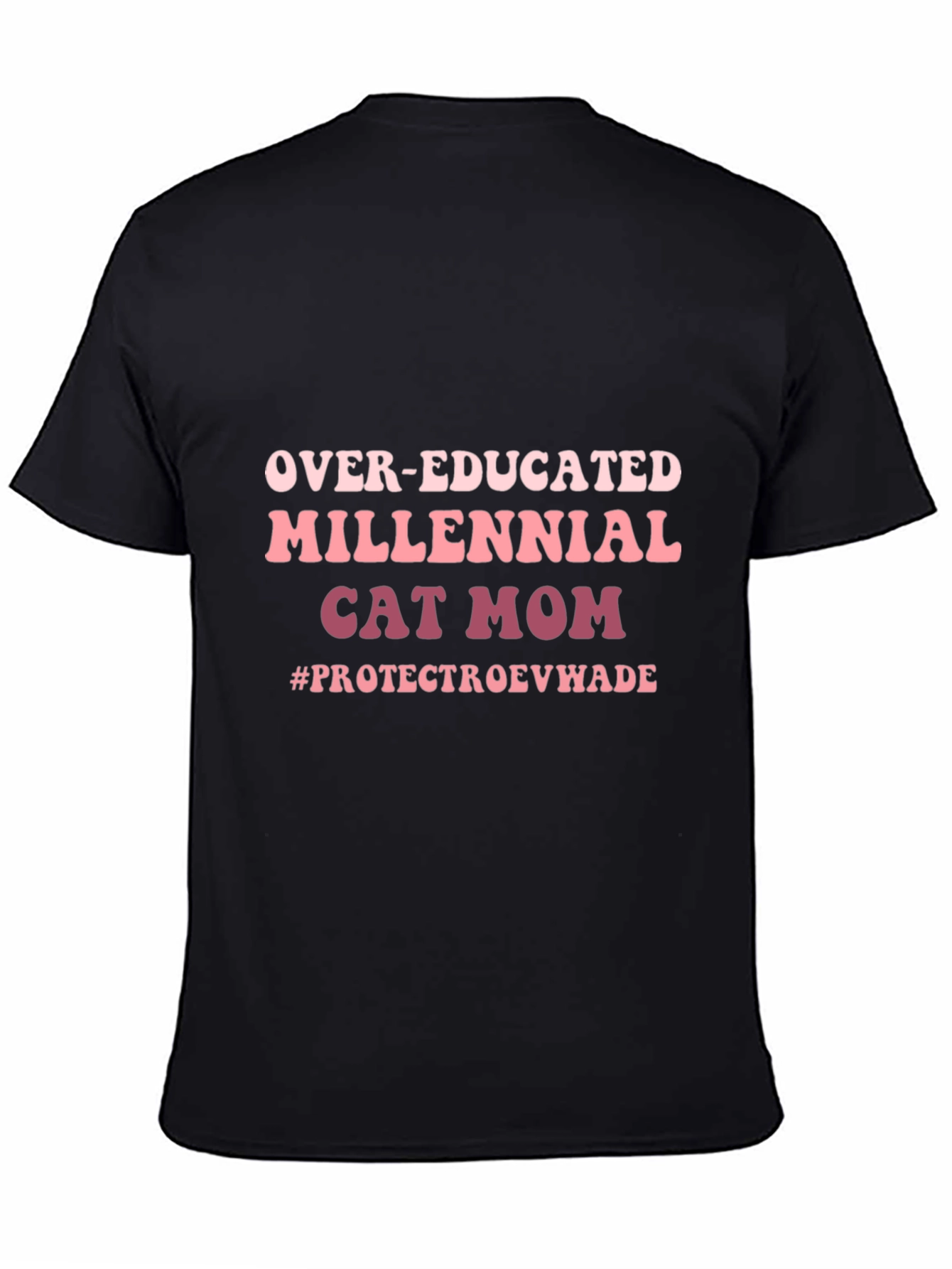 Over-Educated Millennial Cat Mom Tee