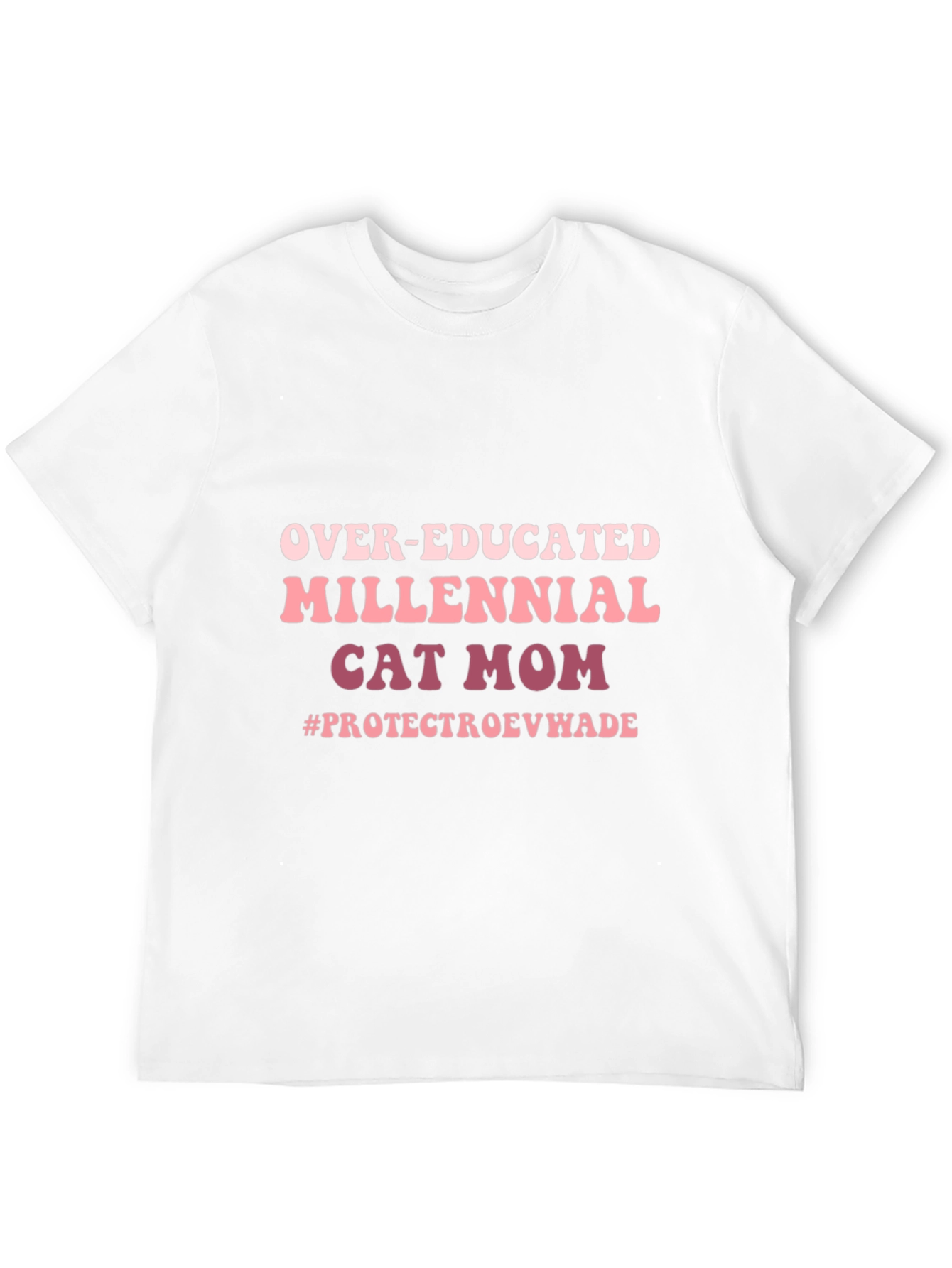 Over-Educated Millennial Cat Mom Tee