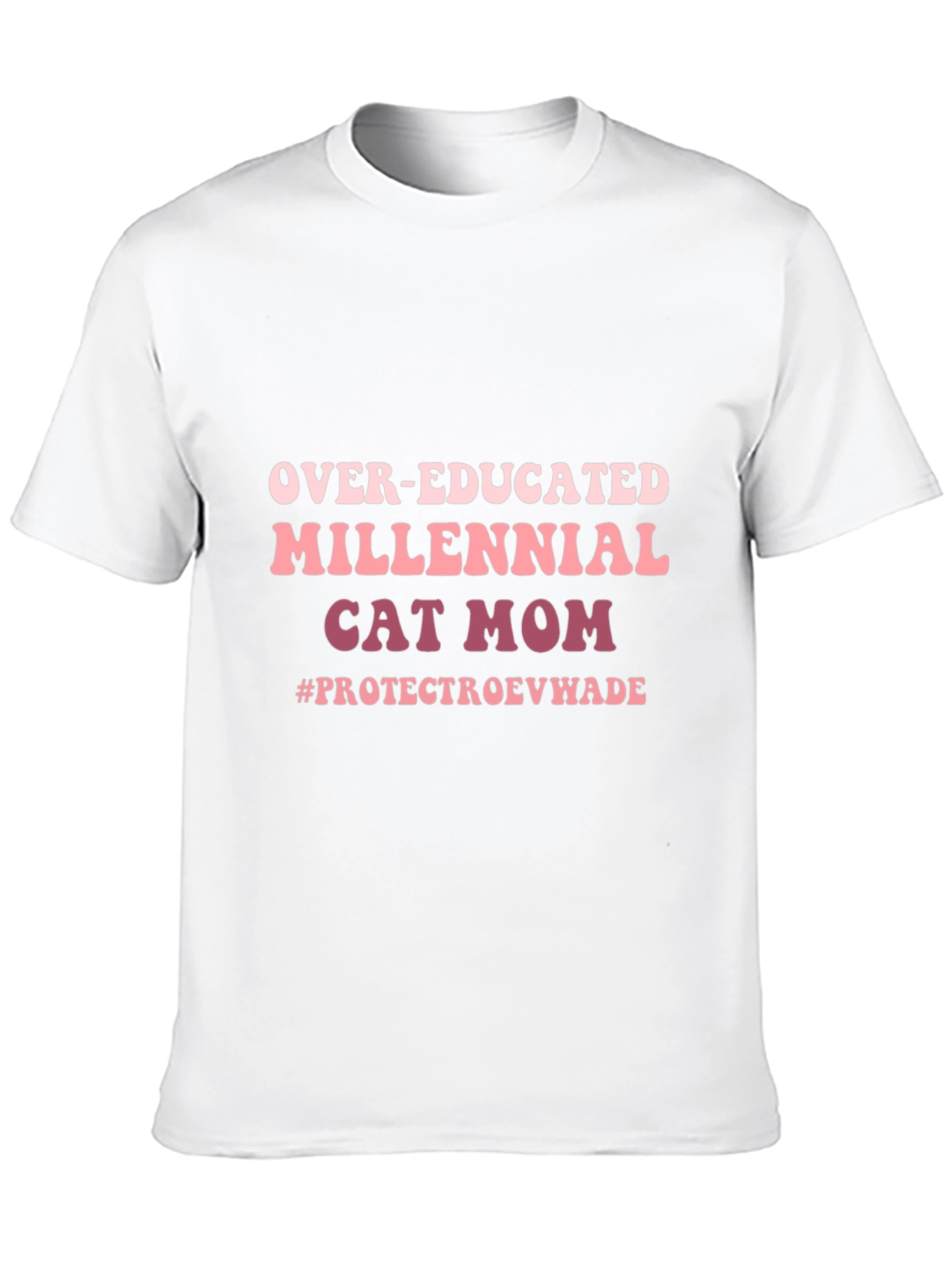 Over-Educated Millennial Cat Mom Tee