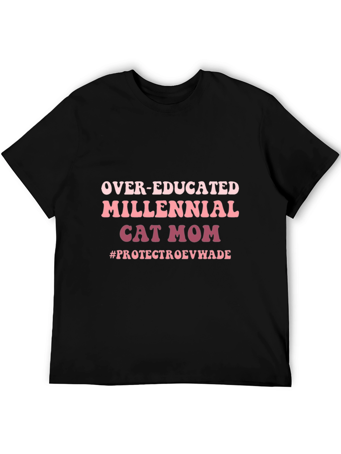Over-Educated Millennial Cat Mom Tee