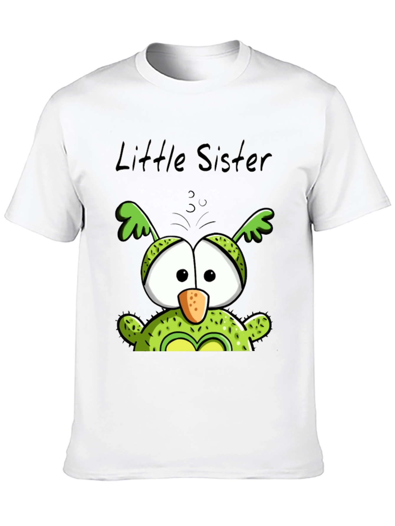 Little Sister Owl T-Shirt - Cute Family Tee