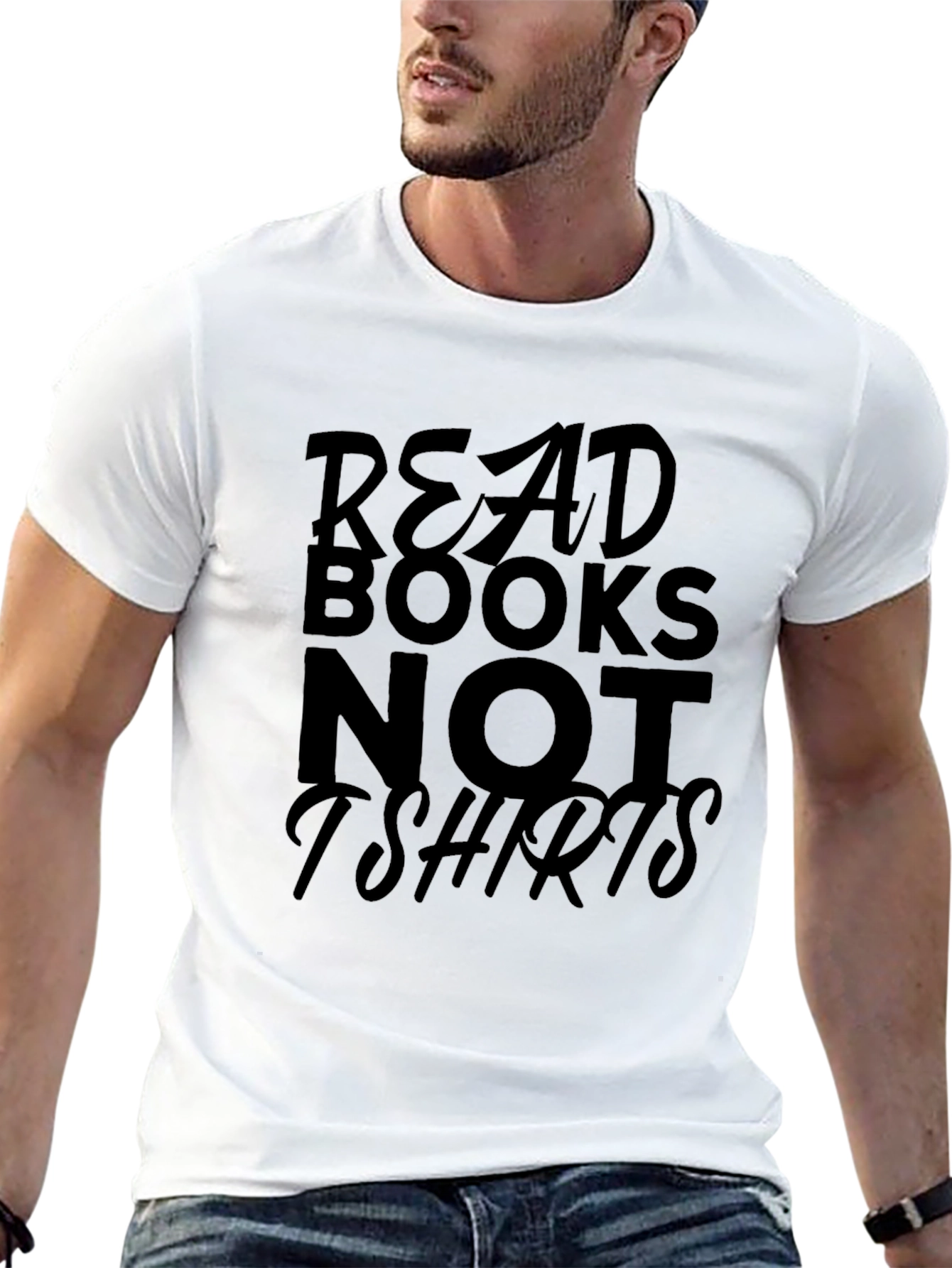 Read Books Not T-Shirts Graphic Tee