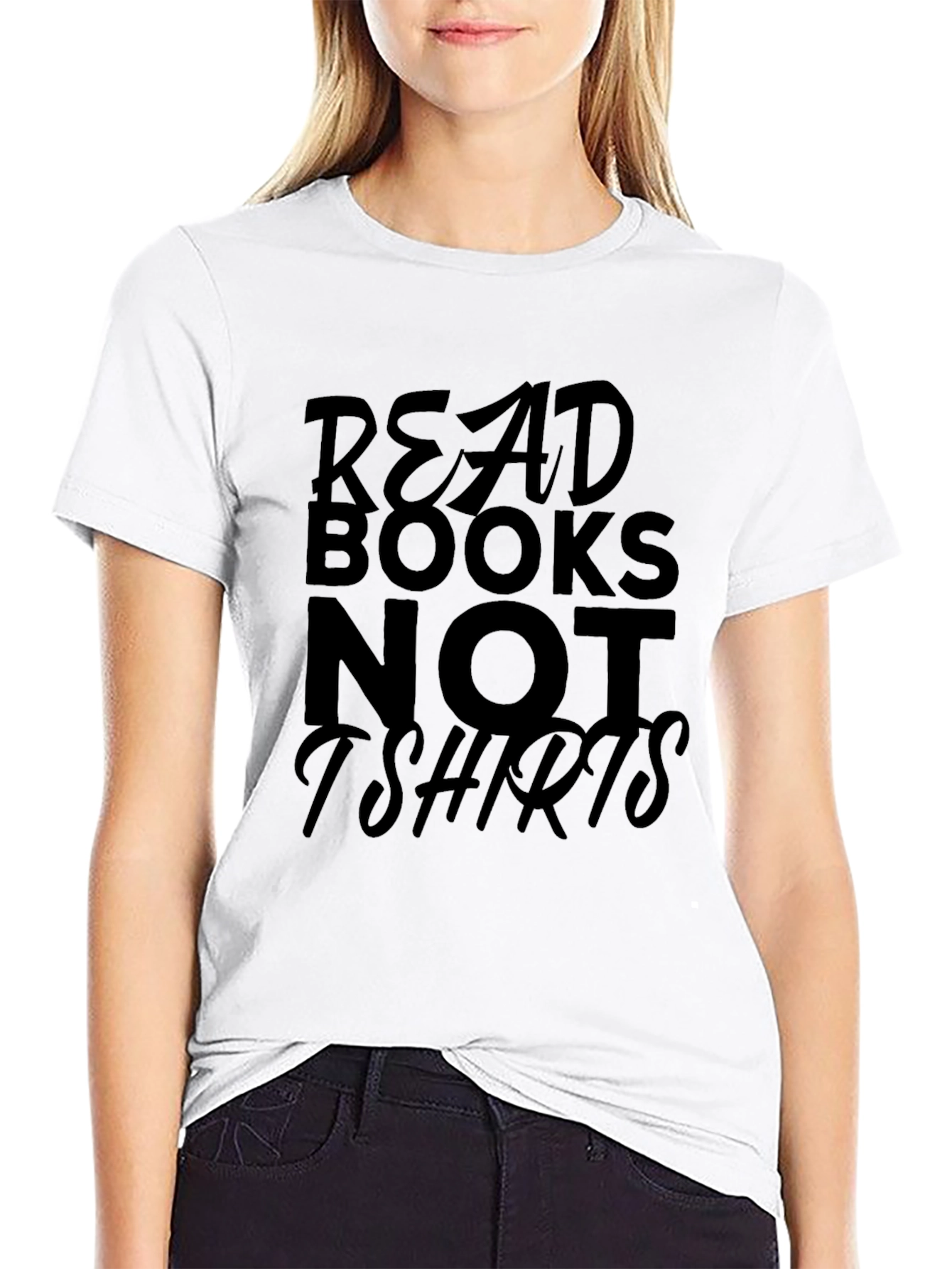 Read Books Not T-Shirts Graphic Tee