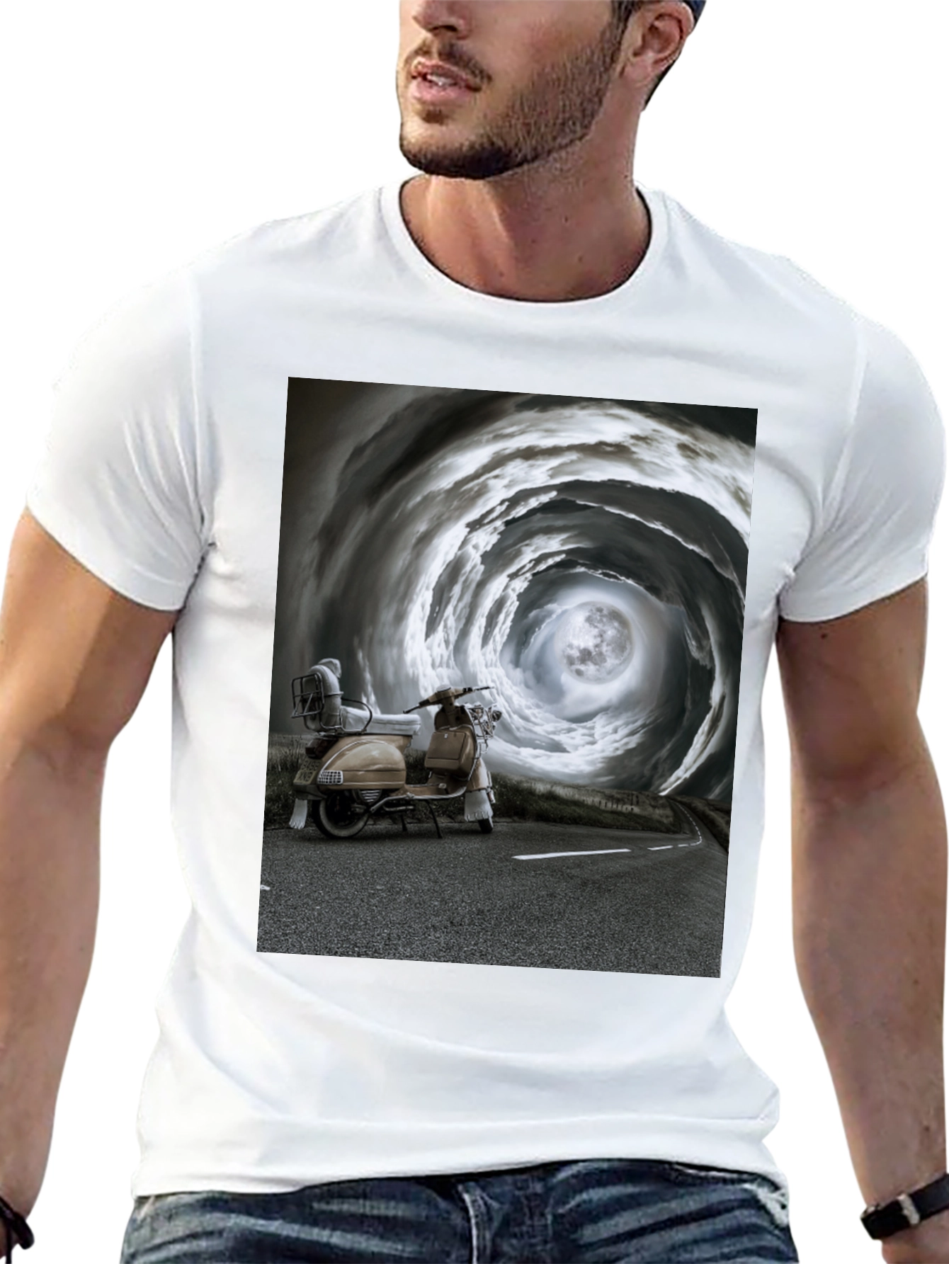 Moonlit Scooter Tee