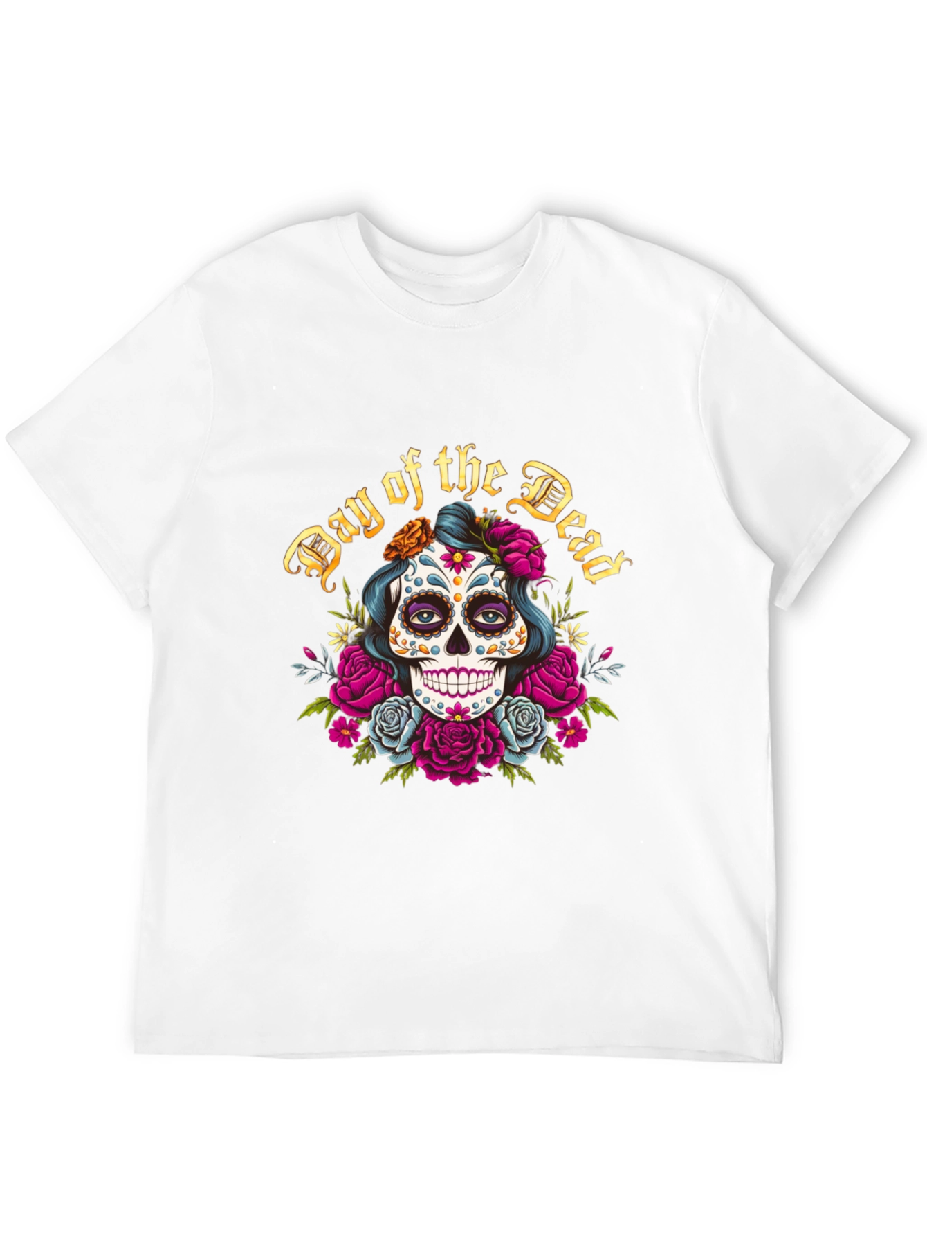 Day of the Dead Sugar Skull Graphic Tee