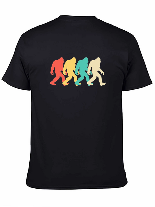 Retro Bigfoot T-Shirt - Sasquatch Graphic Tee