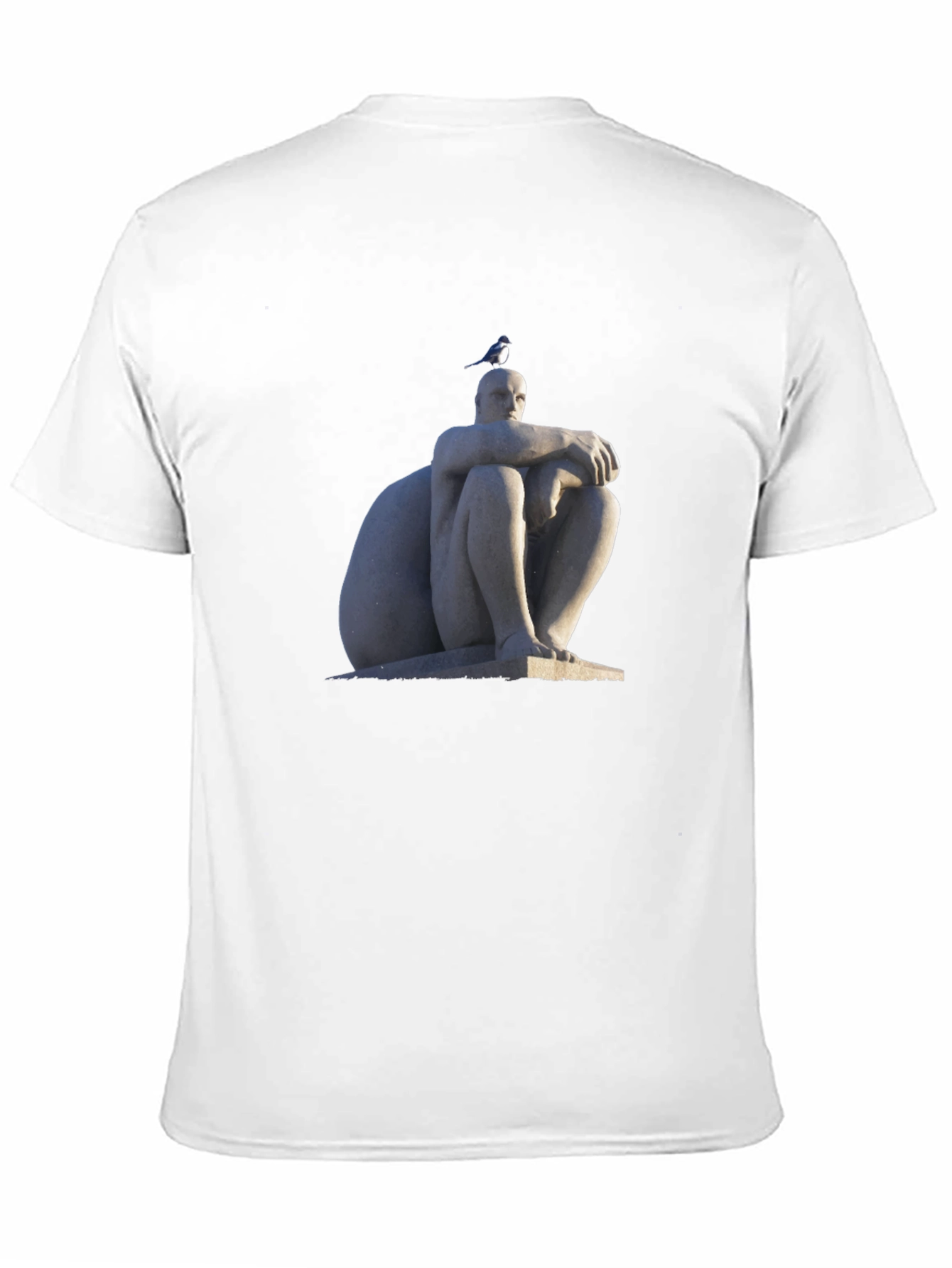 Statue Print Black T-Shirt