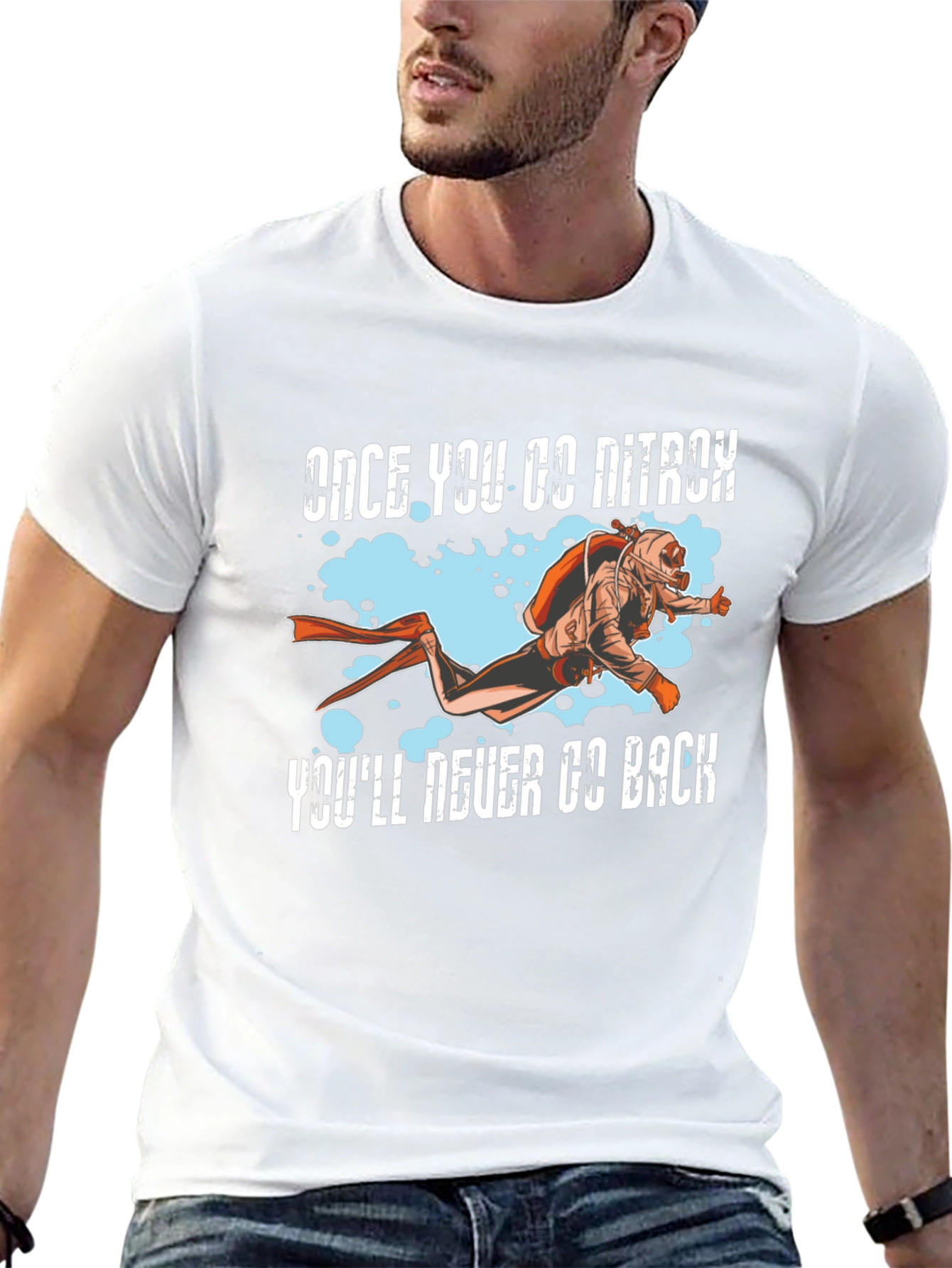 Once You Go Nitrox T-Shirt Scuba Diving Shirt