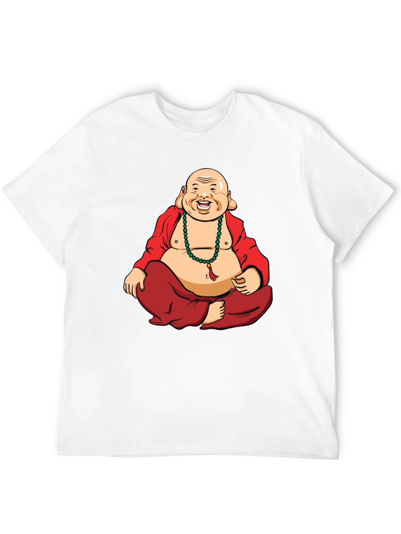 Buddha Graphic Tee - Black Cotton T-Shirt