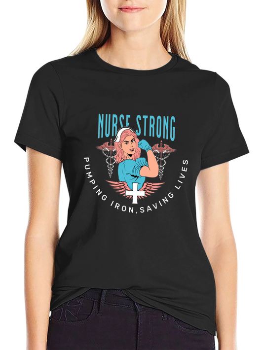 Nurse Strong Graphic Tee