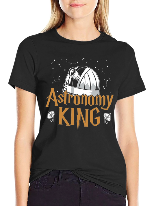 Astronomy King Black T-Shirt