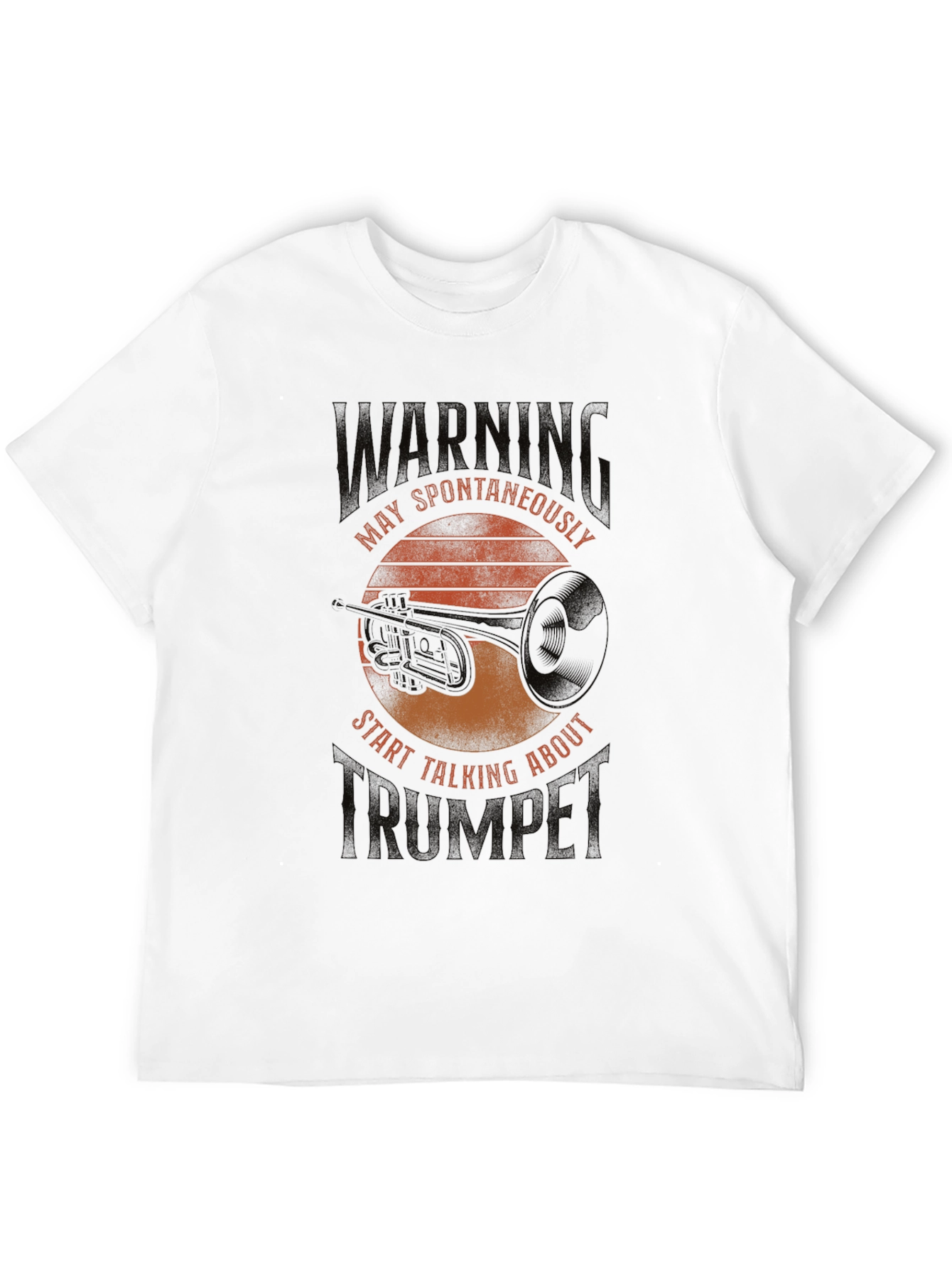Warning Trumpet Graphic T-Shirt