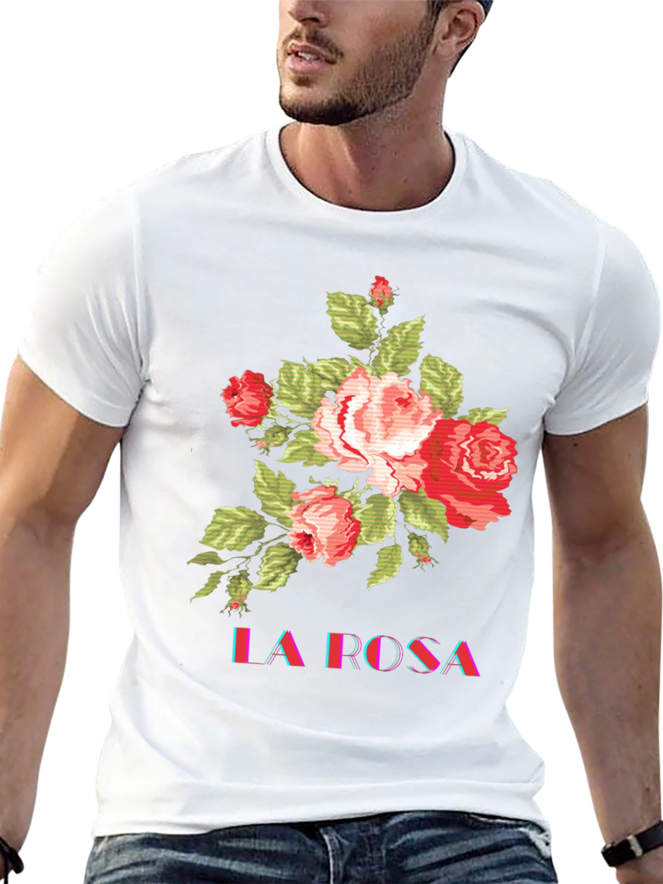 La Rosa Floral Graphic Tee