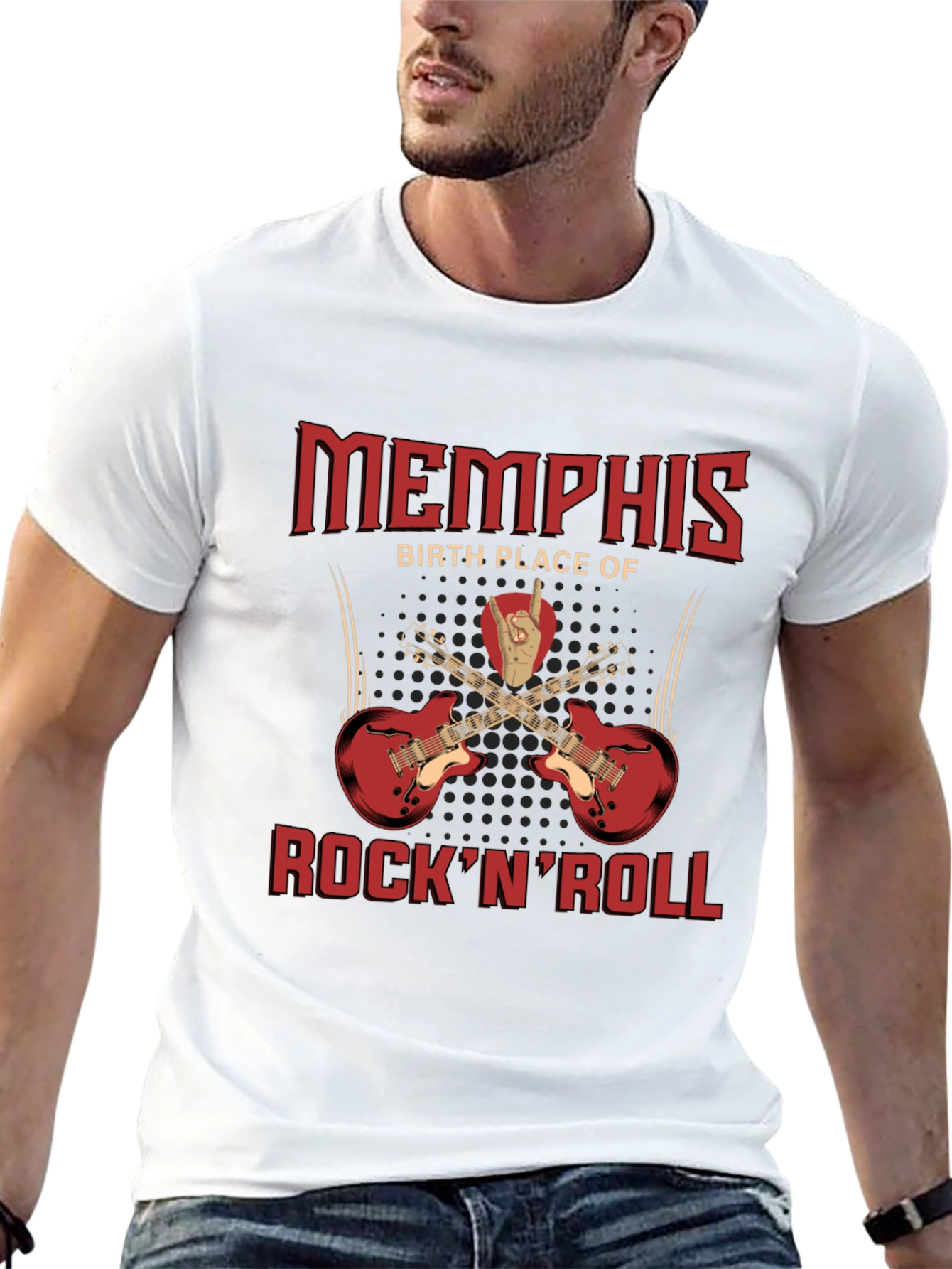 Memphis RocknRoll Graphic Tee