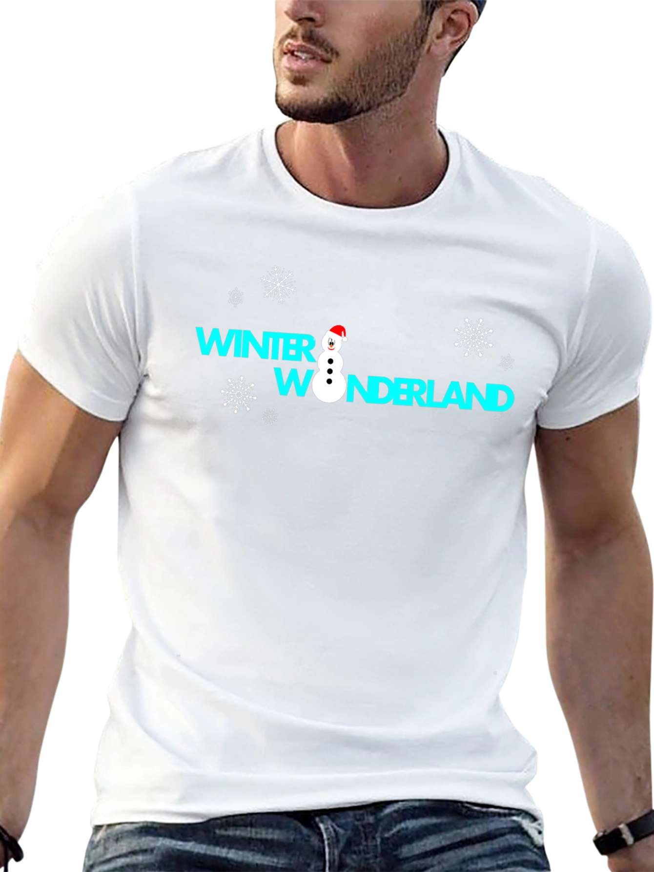 Winter Wonderland Graphic Tee - Black