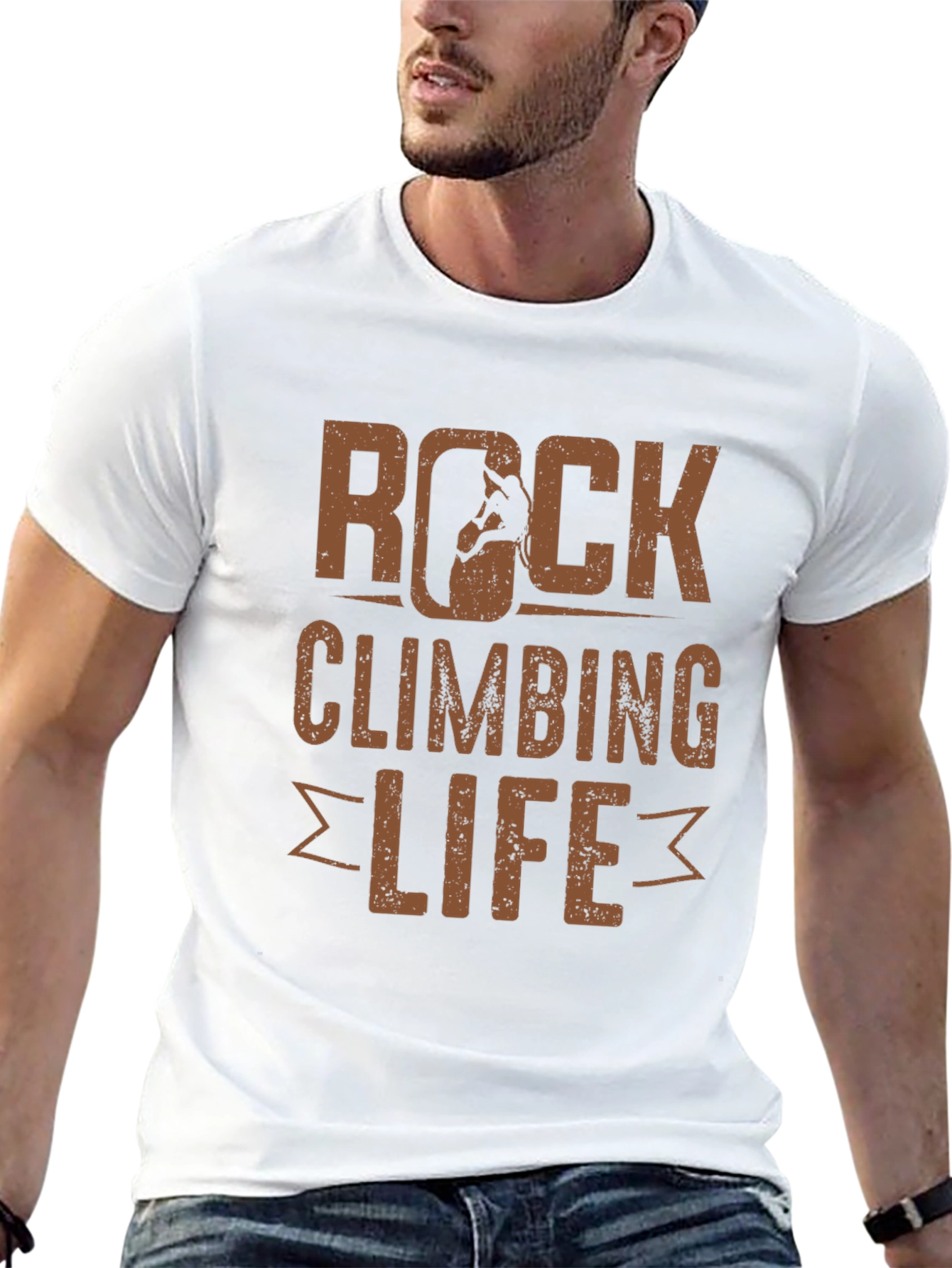Rock Climbing Life Graphic T-Shirt