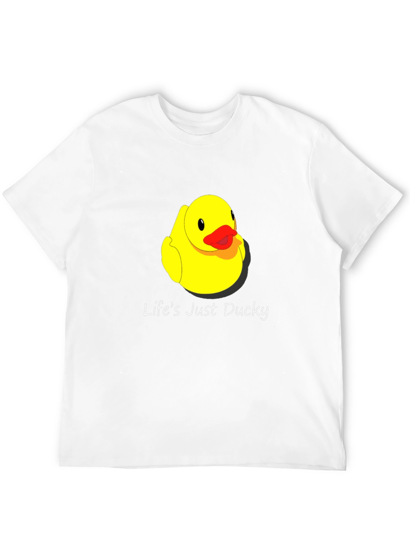 Lifes Just Ducky T-Shirt - Cute Rubber Duck Tee