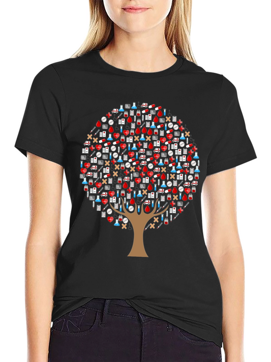 Medical Tree T-Shirt - Healthcare Appreciation