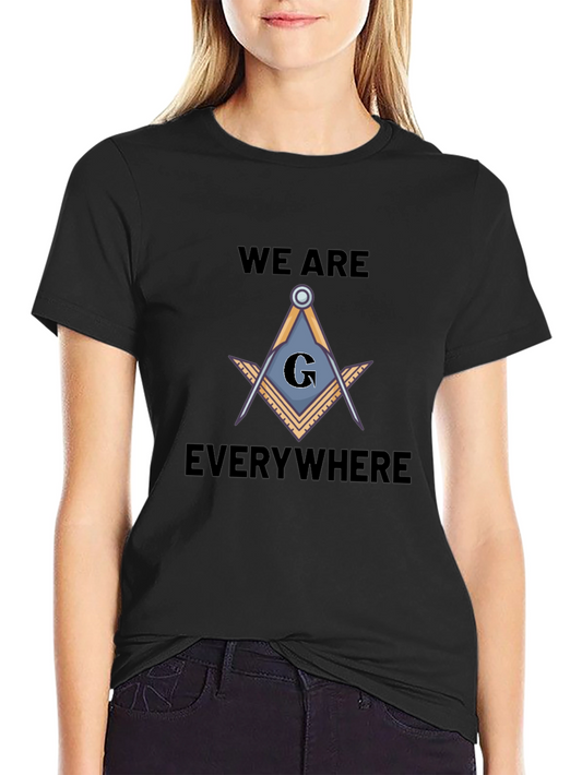 Masonic Square and Compasses T-Shirt - We Are Everywhere