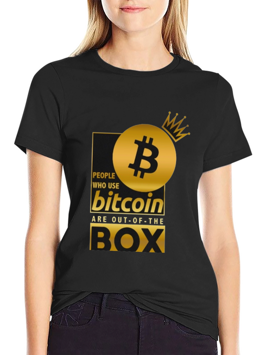 Bitcoin Out-of-the-Box Black T-Shirt