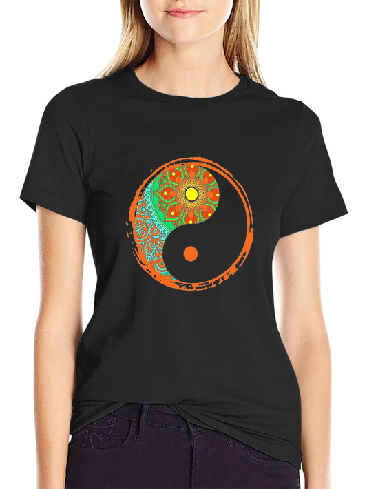 Yin Yang Mandala Graphic Tee