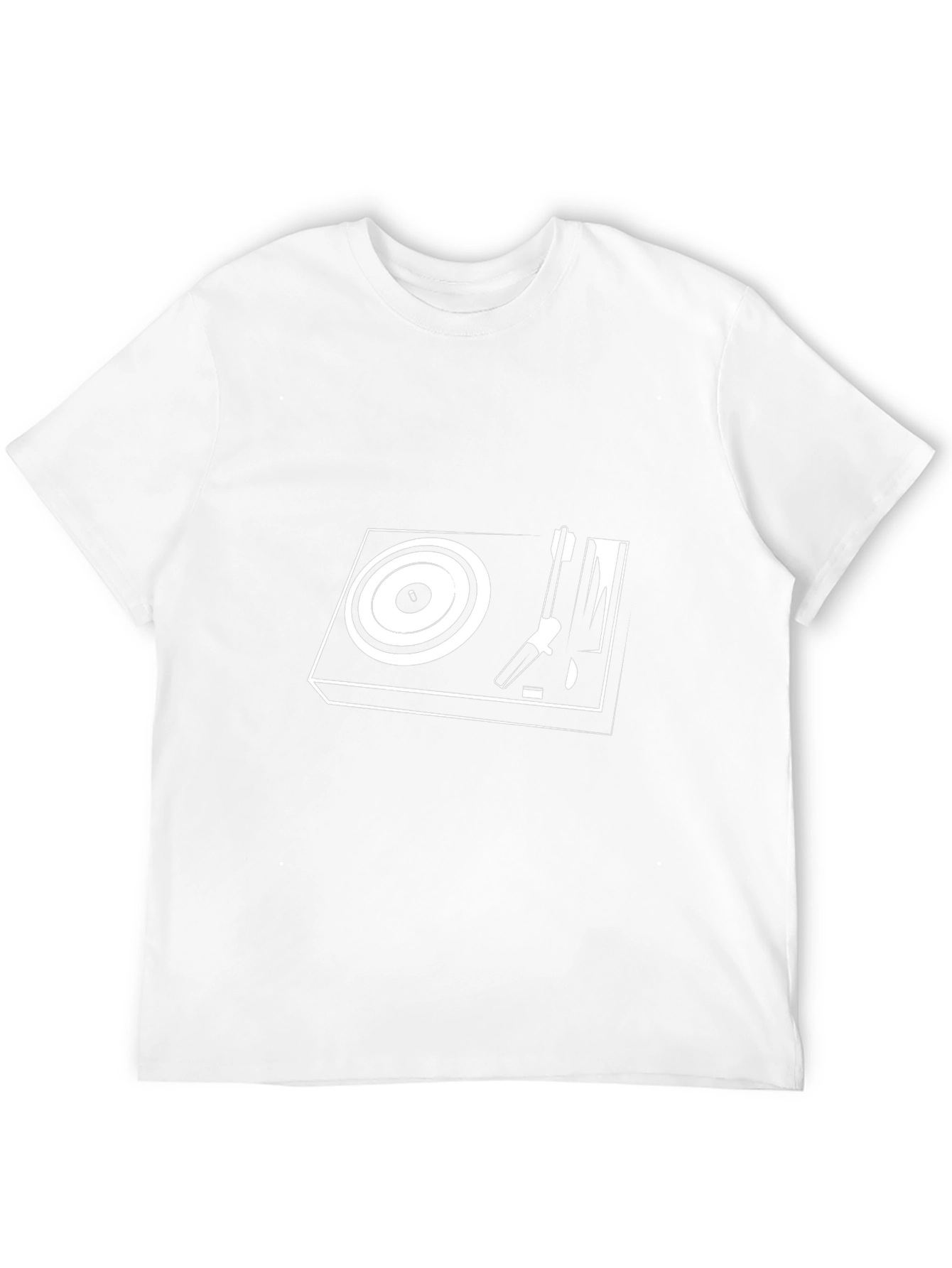 Cool Turntable Graphic Tee - Black