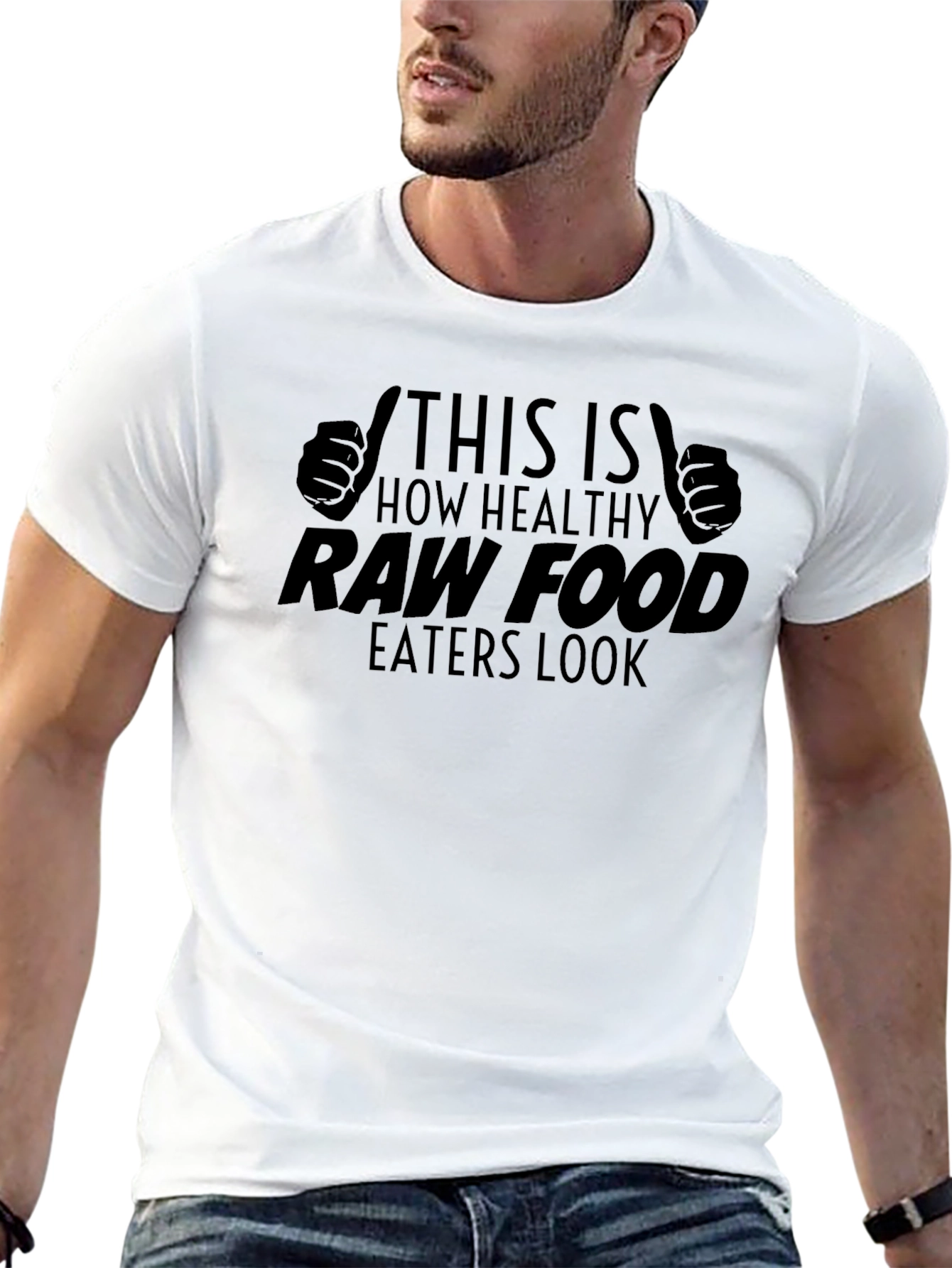 Raw Food Eater Graphic T-Shirt