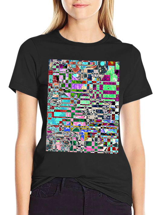Abstract Glitch Art T-Shirt