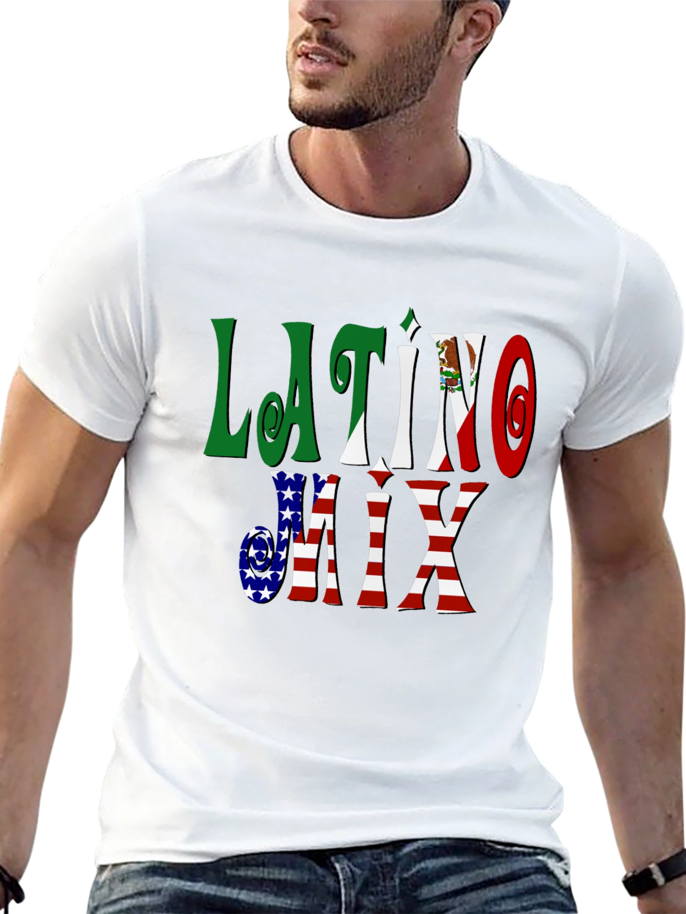 Latino Mix Graphic T-Shirt
