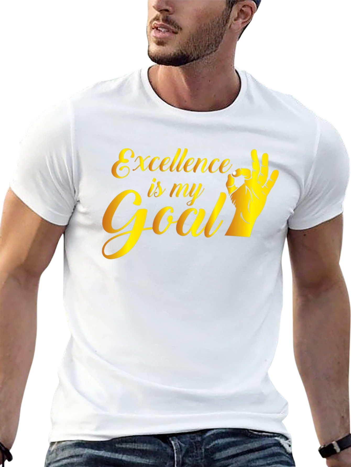 Excellence is My Goal Black T-Shirt