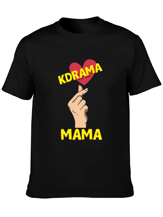 K-Drama Mama Black T-Shirt