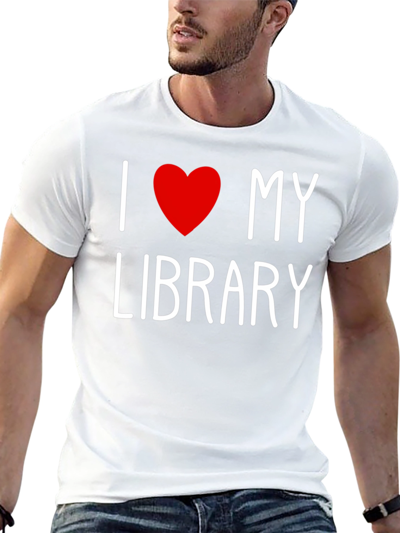 I Love My Library T-Shirt - Book Lover Tee