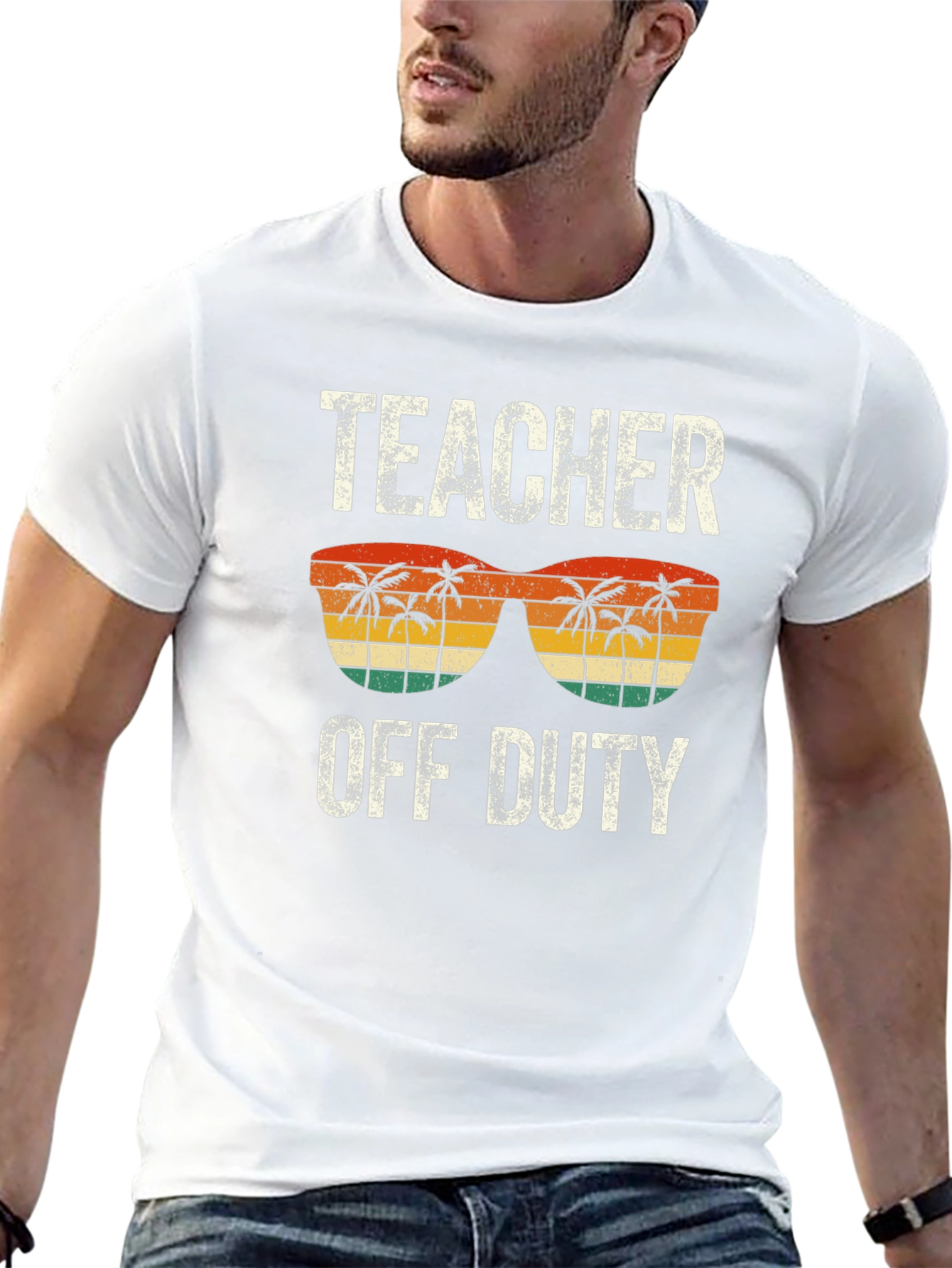 Teacher Off Duty Graphic T-Shirt