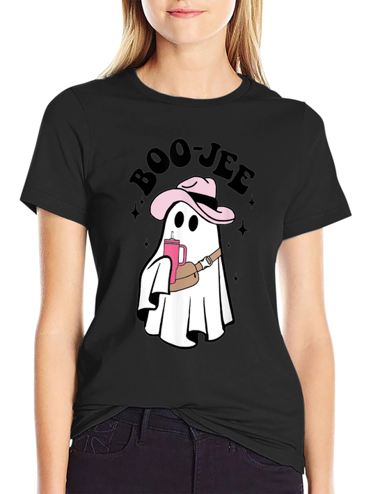Boo-jee Cowboy Ghost T-Shirt - Spooky Chic Style