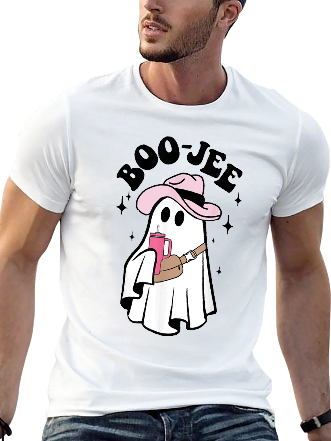 Boo-jee Cowboy Ghost T-Shirt - Spooky Chic Style