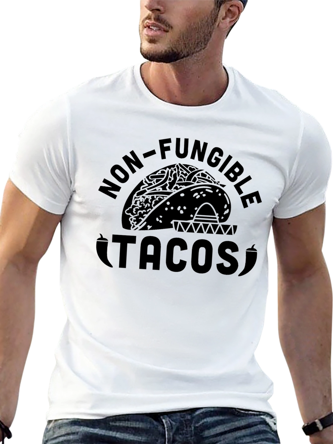 Non-Fungible Tacos Graphic Tee - Black