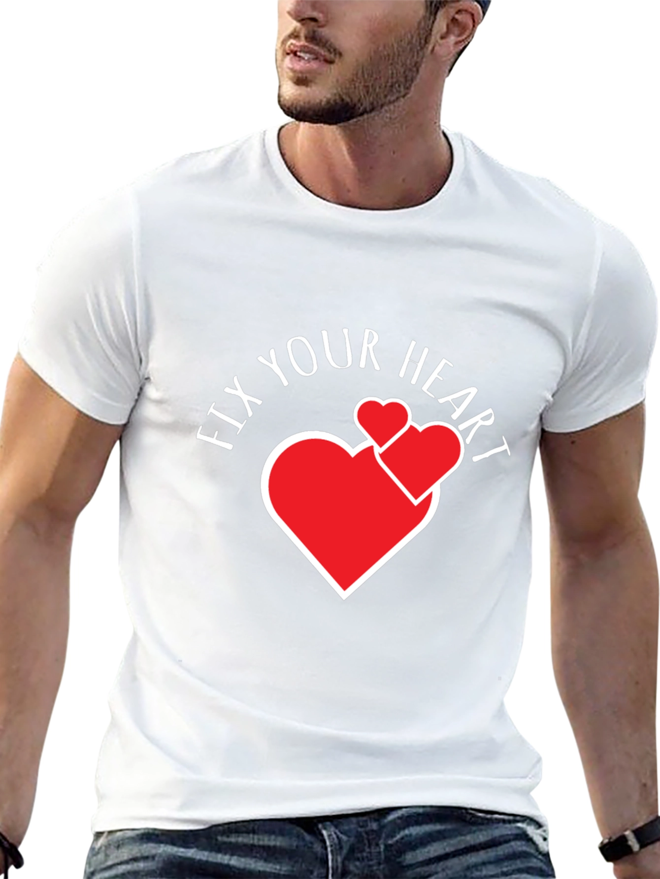 Fix Your Heart Graphic Tee - Stylish Comfort
