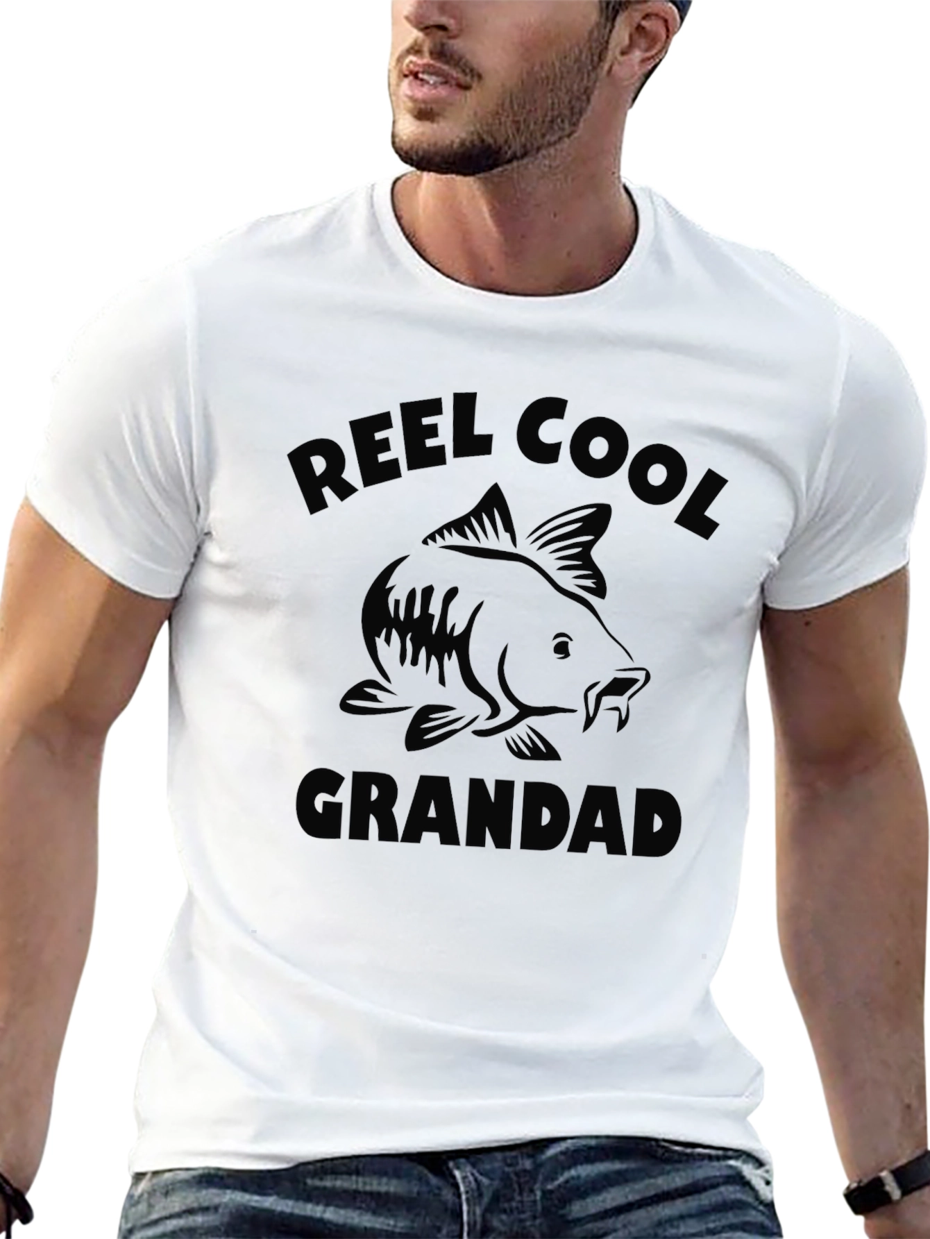 Reel Cool Grandad Fishing T-Shirt