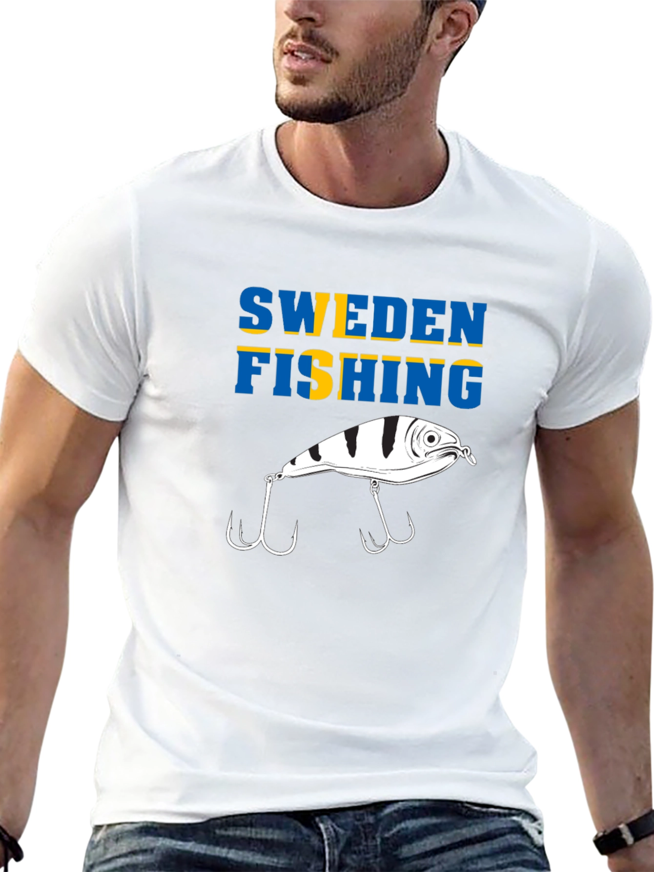 Sweden Fishing T-Shirt | Fishing Lure Tee